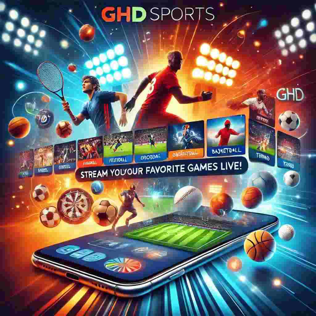 Stream live sports, TV channels, and highlights with GHD Sports TV app – a free option for sports lovers.